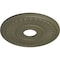 Ekena Millwork Melonie Ceiling Medallion (Fits Canopies up to 6 3/8"), 16"OD x 3 5/8"ID x 3/4"P, Spartan Stone CM16MLSSF - alternate 2